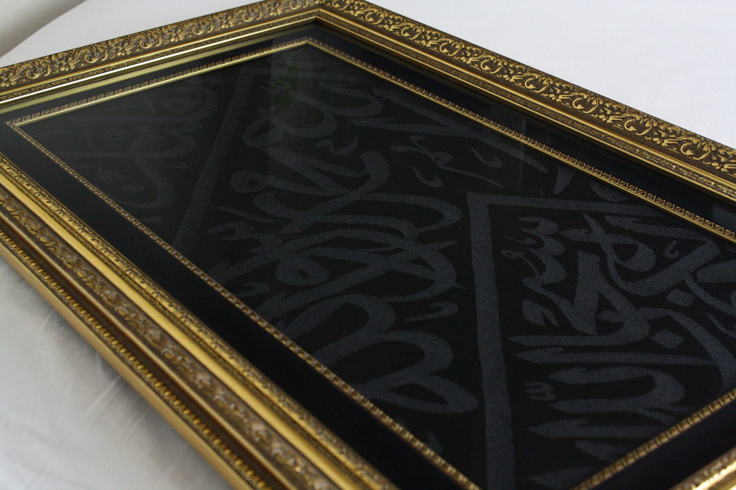 Islamic Blessed Black Cloth of Holy Kaaba / Meaningful Gift For Muslim Father and Mother / Islamic Wedding Gift