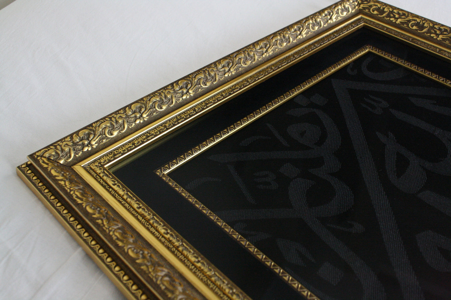 Islamic Blessed Black Cloth of Holy Kaaba / Meaningful Gift For Muslim Father and Mother / Islamic Wedding Gift