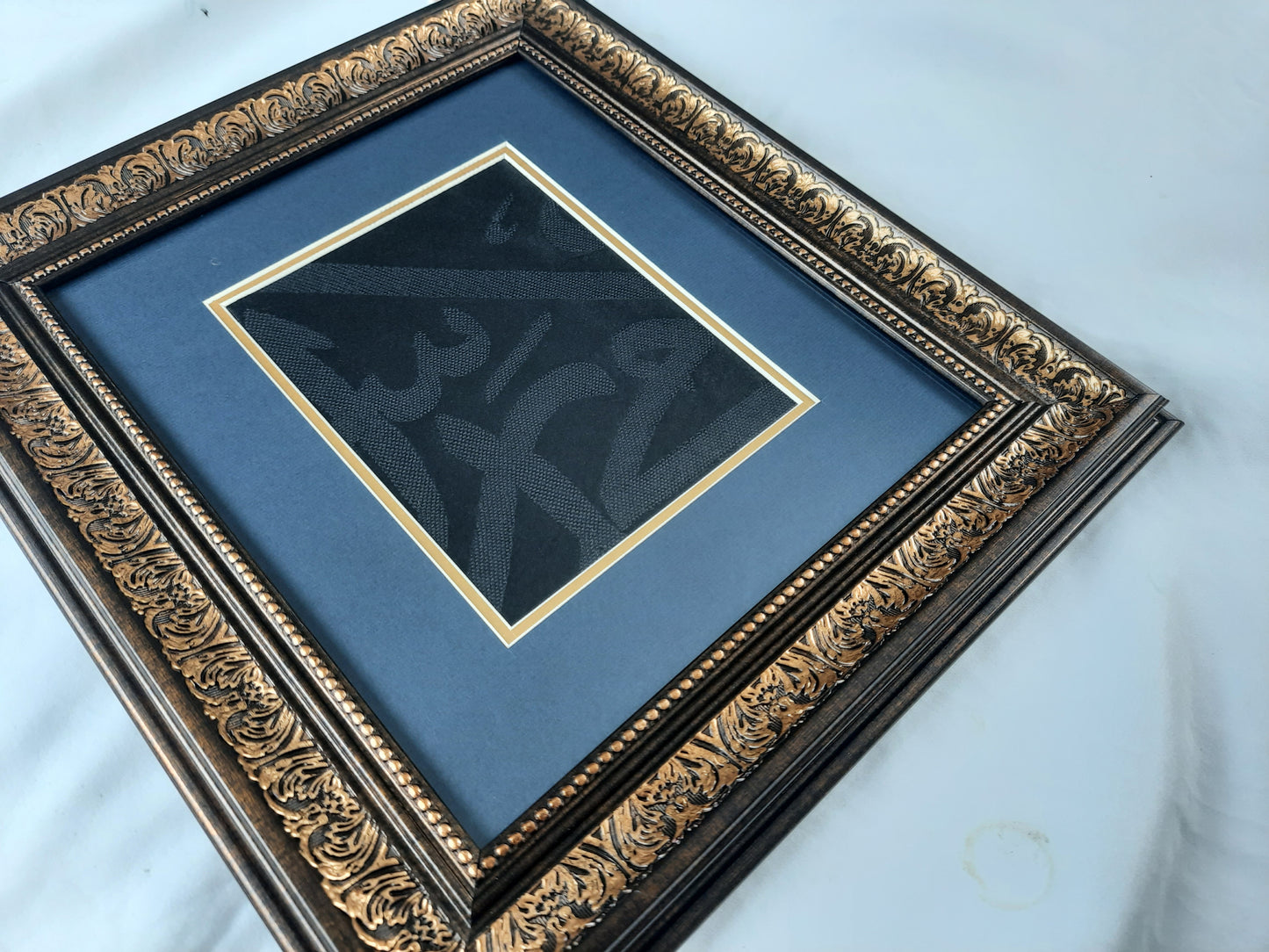 Certified Islam Relic Wall Art Decor, Framed Kaaba Cover, Gift For Muslim Mother