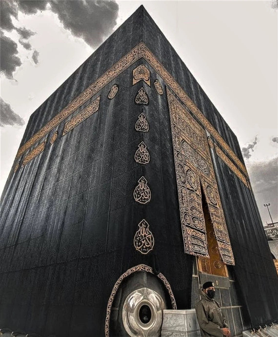 Saudi arabia State certified Kaaba Kiswa Cloth - Eid Gift - İslamic Father's Gifts - Ramadan Gifts
